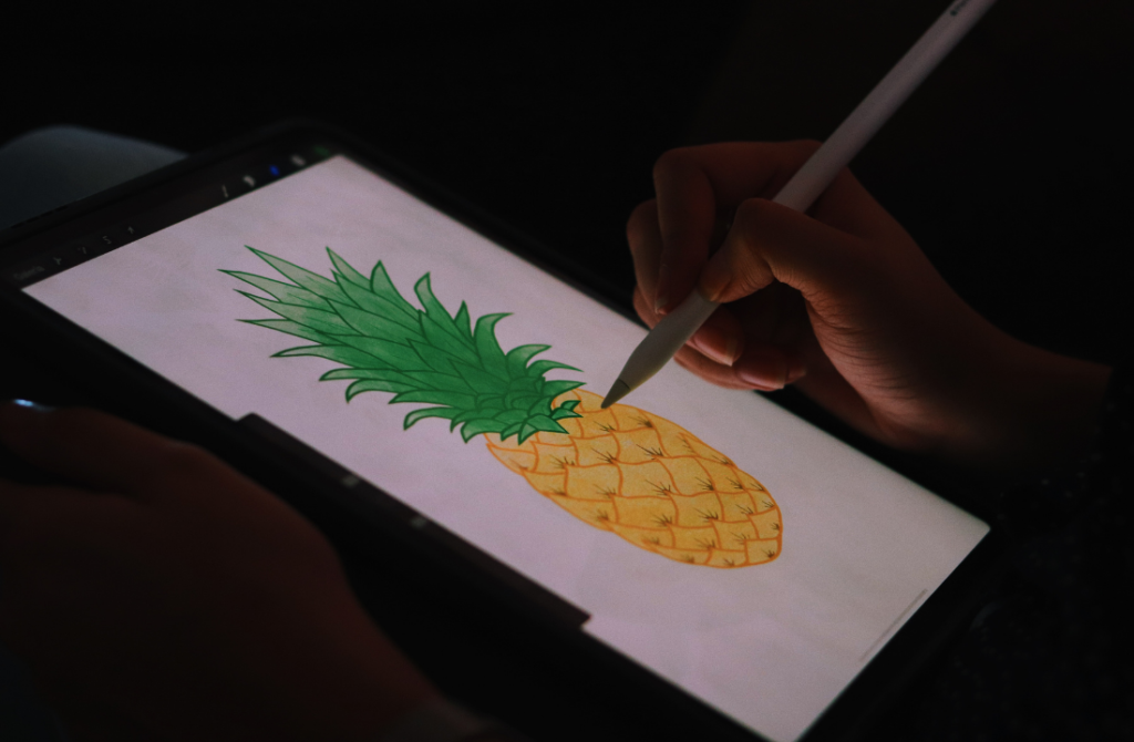 液晶タブレットの画像