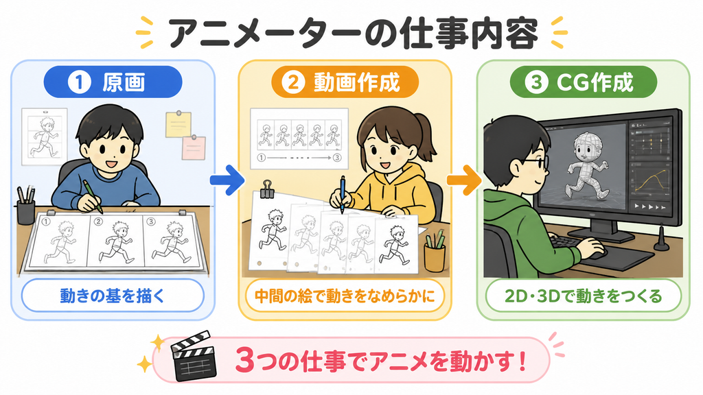 アニメーターの仕事内容