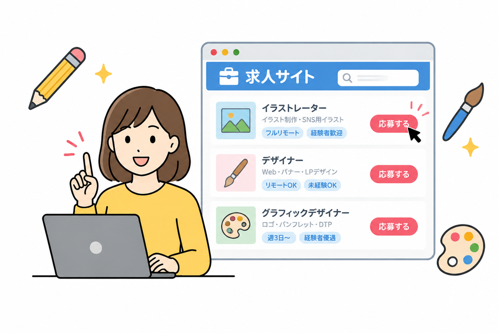 求人サイトから応募する
