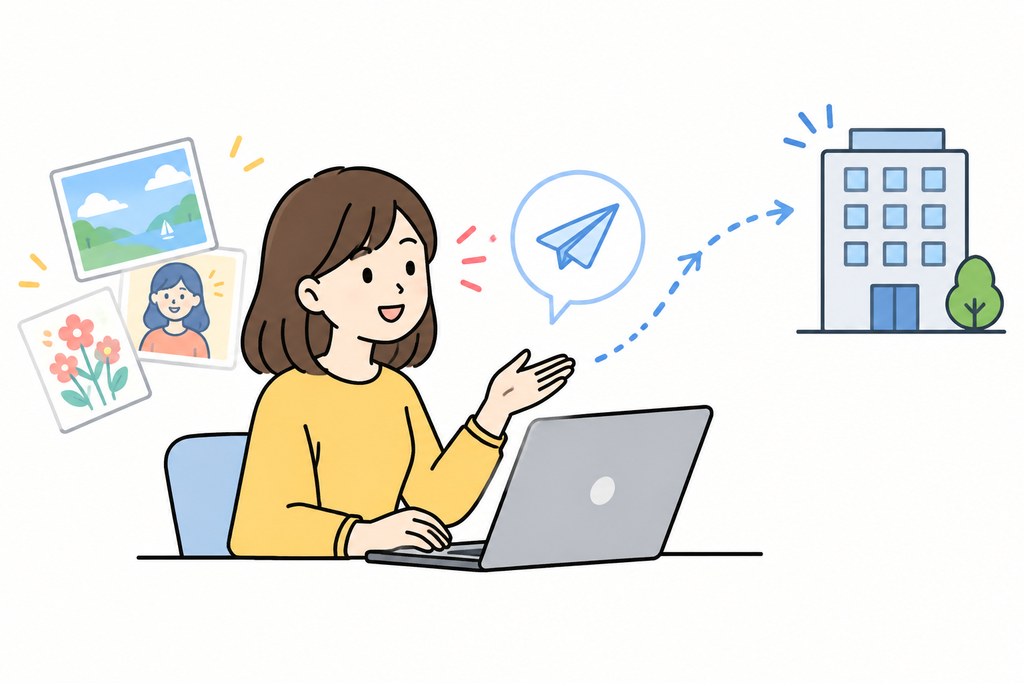 企業へ直接営業する