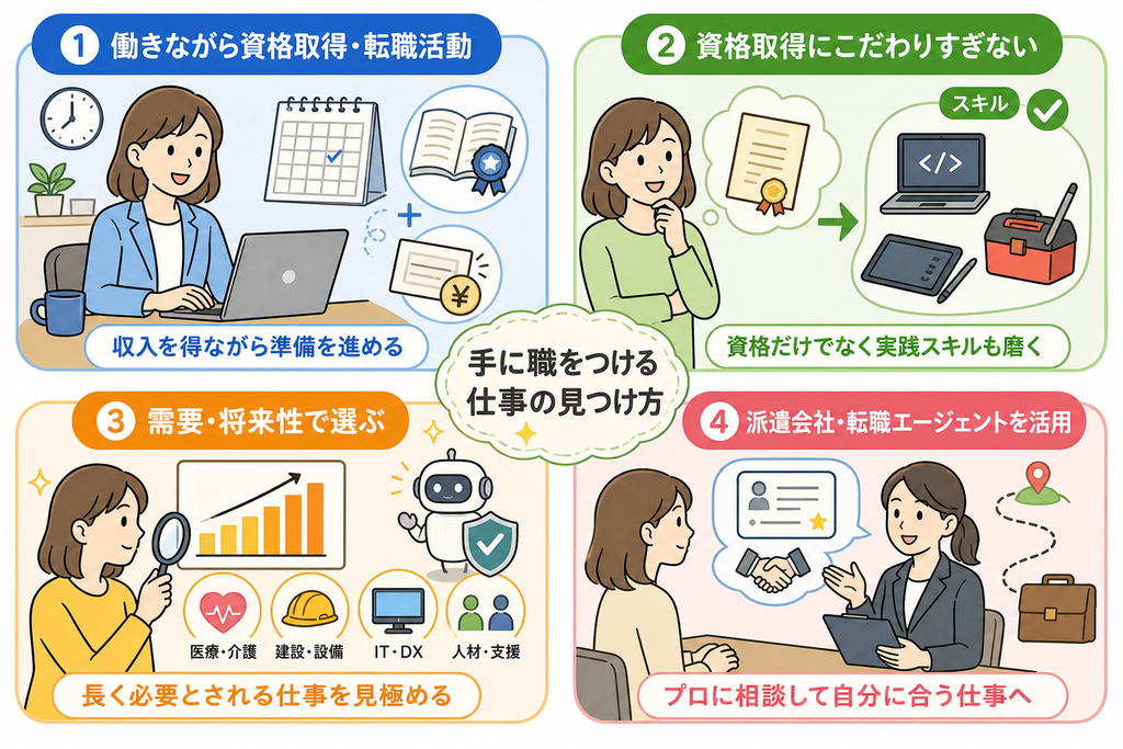 手に職を付ける仕事の見つけ方
